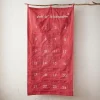 New Adventskalender Taschen, Rot, 60 X 115 Cm Adventskalender|Weihnachten