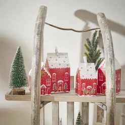 Outlet Adventskalender-Set Haus, Rot Adventskalender|Weihnachten