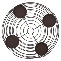 Adventskranz Rustik, Blockkerzen/braun Matt, 36 Cm Geschenkideen|Adventskränze & Zubehör