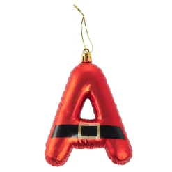 Outlet Anhänger Buchstabe, A/rot, 10 Cm Weihnachtsgeschenke|Weihnachtsbaumschmuck