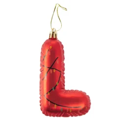 Hot Anhänger Buchstabe, L/rot, 10 Cm Weihnachtsgeschenke|Weihnachtsbaumschmuck