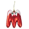 Sale Anhänger Buchstabe, M/rot, 10 Cm Weihnachtsgeschenke|Weihnachtsbaumschmuck