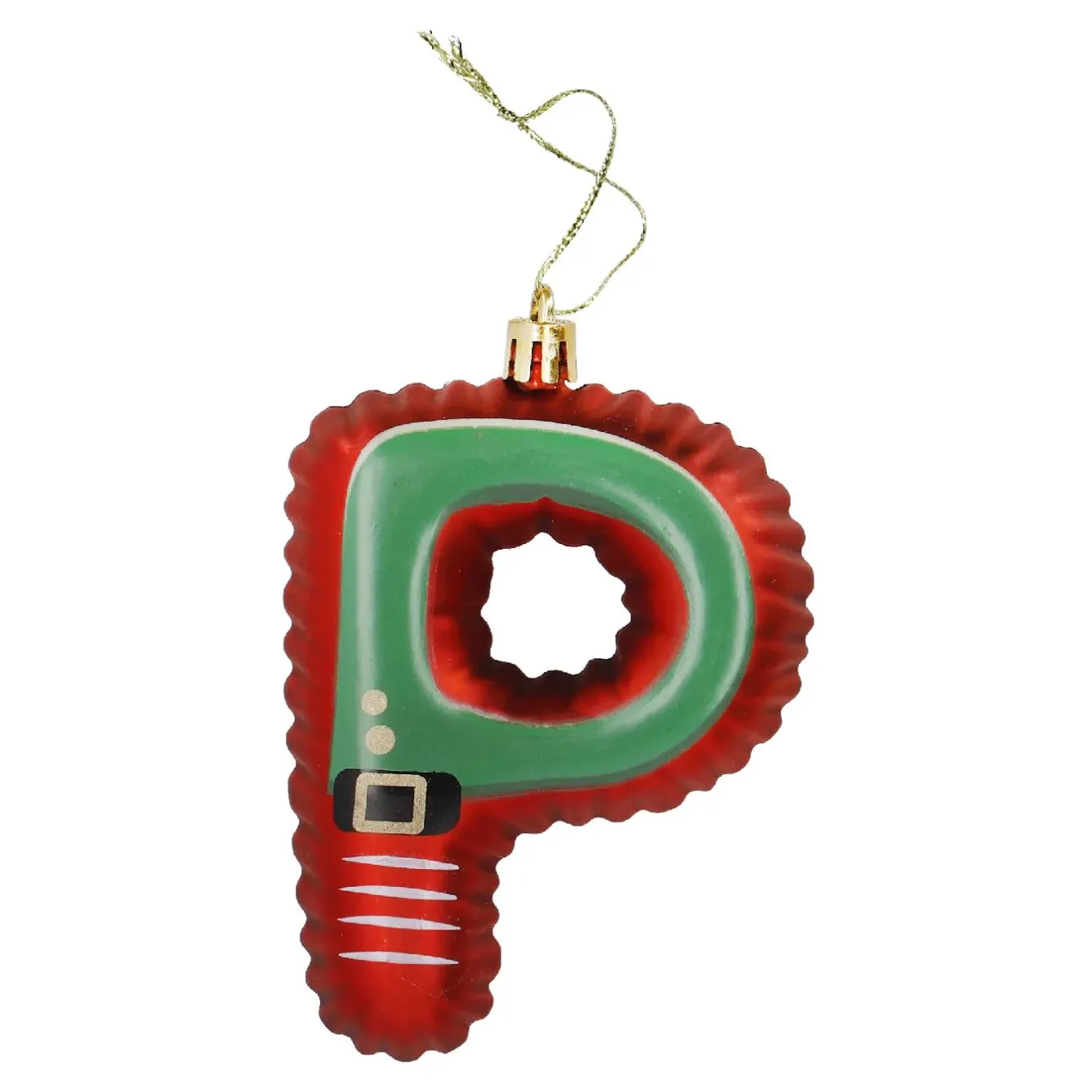 Discount Anhänger Buchstabe, P/rot, 10 Cm Weihnachtsgeschenke|Weihnachtsbaumschmuck