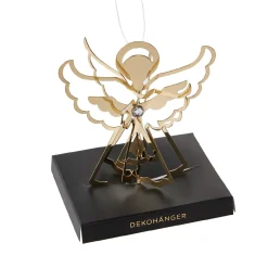 Discount Anhänger Engel 3D, Gold, 8 Cm Weihnachtsbaumschmuck|Weihnachtsdeko