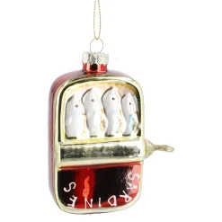 Anhänger Fancy, Bunt, Dosensardinen, 10 Cm Weihnachtsbaumschmuck