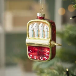 Anhänger Fancy, Bunt, Dosensardinen, 10 Cm Weihnachtsbaumschmuck