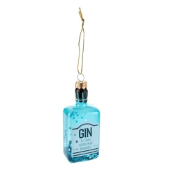 New Anhänger Fancy, Bunt, Gin/blau, 11 Cm Weihnachtsbaumschmuck