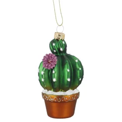 Sale Anhänger Fancy, Bunt, Kaktus/Blume, 11 Cm Weihnachtsbaumschmuck