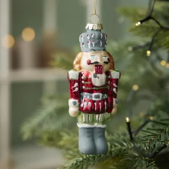 Discount Anhänger Fancy, Bunt, Nussknacker/rot, 14 Cm Weihnachtsbaumschmuck