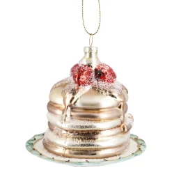 Best Anhänger Fancy, Bunt, Pfannkuchenteller, 9 Cm Weihnachtsbaumschmuck