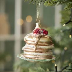 Best Anhänger Fancy, Bunt, Pfannkuchenteller, 9 Cm Weihnachtsbaumschmuck