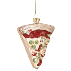 Online Anhänger Fancy, Bunt, Pizzastück, 11 Cm Weihnachtsbaumschmuck