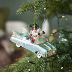 Best Anhänger Fancy, Deluxe, Flamingos/Cabrio Weihnachtsbaumschmuck|Weihnachten