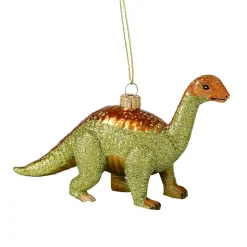 New Anhänger Fancy, Edel, Dino/grün, 9 Cm Weihnachtsbaumschmuck