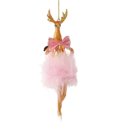 Online Anhänger Fancy, Edel, Elch/Tänzerin, 19 Cm Weihnachtsbaumschmuck
