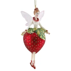 Best Anhänger Fancy, Excellent, Fee Mit Erdbeere Weihnachtsbaumschmuck|Weihnachten