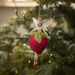Best Anhänger Fancy, Excellent, Fee Mit Erdbeere Weihnachtsbaumschmuck|Weihnachten