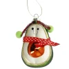 New Anhänger Fancy, Klein, Avocado Mit Kopfhörer Weihnachtsbaumschmuck