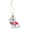 Clearance Anhänger Fancy, Klein, Hund Mit Jacke Weihnachtsbaumschmuck