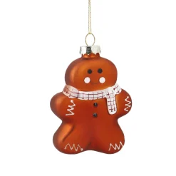 Sale Anhänger Fancy, Klein, Lebkuchenmann/braun Weihnachtsbaumschmuck|Weihnachten