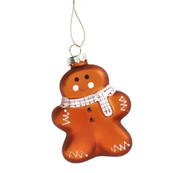 Sale Anhänger Fancy, Klein, Lebkuchenmann/braun Weihnachtsbaumschmuck|Weihnachten