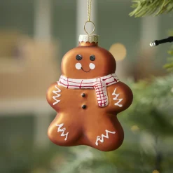 Sale Anhänger Fancy, Klein, Lebkuchenmann/braun Weihnachtsbaumschmuck|Weihnachten