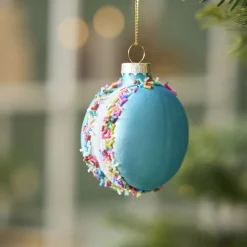 Hot Anhänger Fancy, Klein, Macaron/blau Weihnachtsbaumschmuck