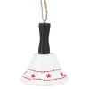 Discount Anhänger Glöckchen, Weiß, 6.5 X 7.5 Cm Weihnachtsbaumschmuck|Weihnachten
