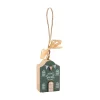 Sale Anhänger Haus Mit Spruch, Grün, 6 Cm Shop The Look Xmas|Weihnachtsbaumschmuck