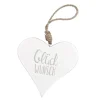 Discount Anhänger Herz, Glückwunsch/weiß, 14.5 Cm Deko-Anhänger|Frühlingsdeko
