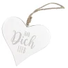 Sale Anhänger Herz, Hab Dich Lieb/weiß, 14.5 Cm Deko-Anhänger|Frühlingsdeko
