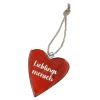 New Anhänger Herz, Lieblingsmensch/rot, 7.5 Cm Deko-Anhänger|Frühlingsdeko