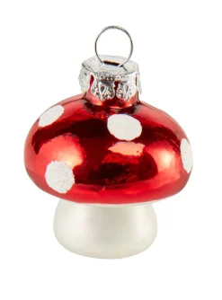Outlet Anhänger Minipilz, Rot, 4,5 Cm Weihnachtsbaumschmuck|Adventskränze & Zubehör