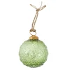New Anhänger Ornament, Kugel/grün, 7 Cm Weihnachtsbaumschmuck