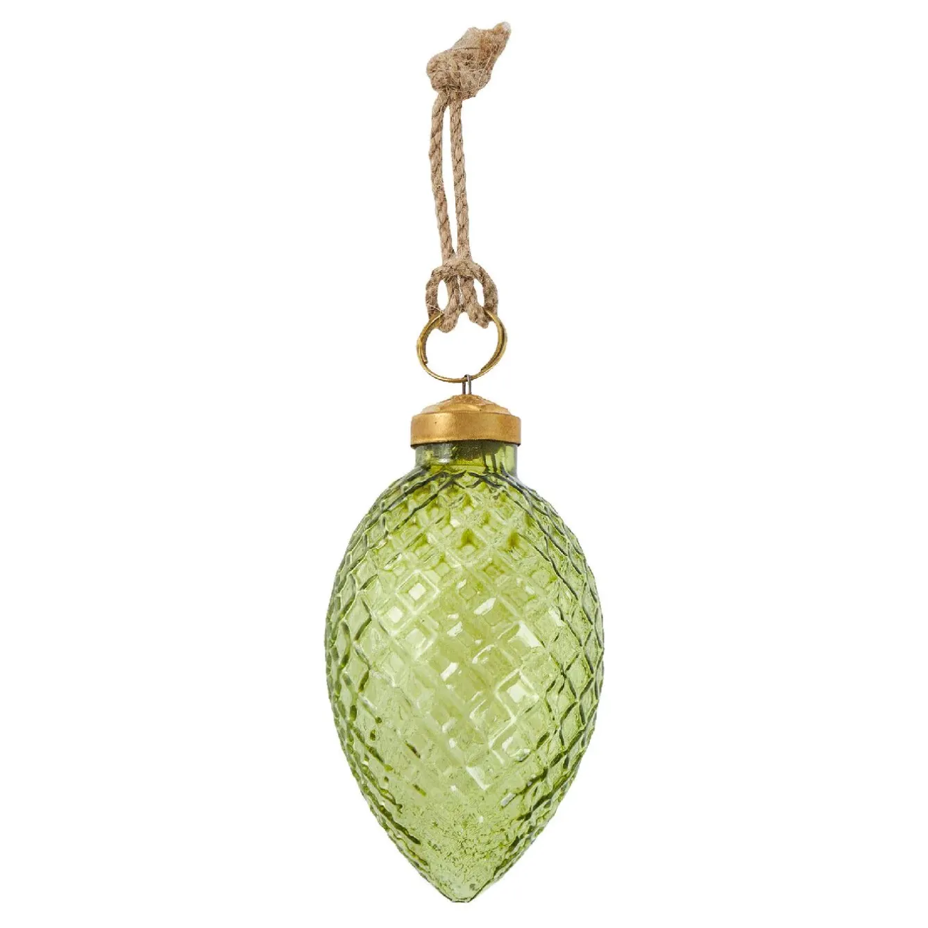 Sale Anhänger Ornament, Zapfen/grün, 9 Cm Weihnachtsbaumschmuck