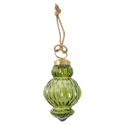 New Anhänger Ornament, Zwiebelturm/grün, 8 Cm Weihnachtsbaumschmuck|Weihnachten