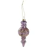Anhänger Ornament/Kringel, Lila, 15 Cm Weihnachtsbaumschmuck