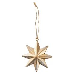 Best Anhänger Stern, Gold Antik, 10.5 Cm Deko-Anhänger|Weihnachtsbaumschmuck