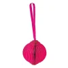 New Anhänger Wabe, Kugel, Pink, 8 Cm Weihnachtsbaumschmuck