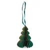 Discount Anhänger Wabe, Tannenbaum, Dunkelgrün/rund, 10 Cm Weihnachtsdeko|Weihnachtsbaumschmuck