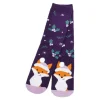 Discount Anti-Rutschsocken Xmas, Fuchs Lila , Größe 36 - 41 Geschenkideen|Fashion