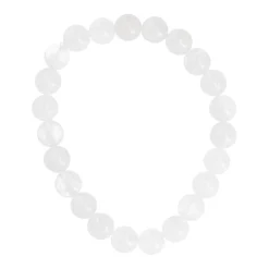 Online Armband Edelstein-Energie, Rockquarz/weiß Fashion