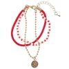 Hot Armband Weihnachten, Schneeflocke, Rot/gold Weihnachtsoutfit|Adventskalender
