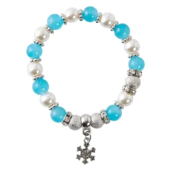 New Armband Weihnachten, Schneeflocke, Blau/silber Weihnachten|Adventskalender