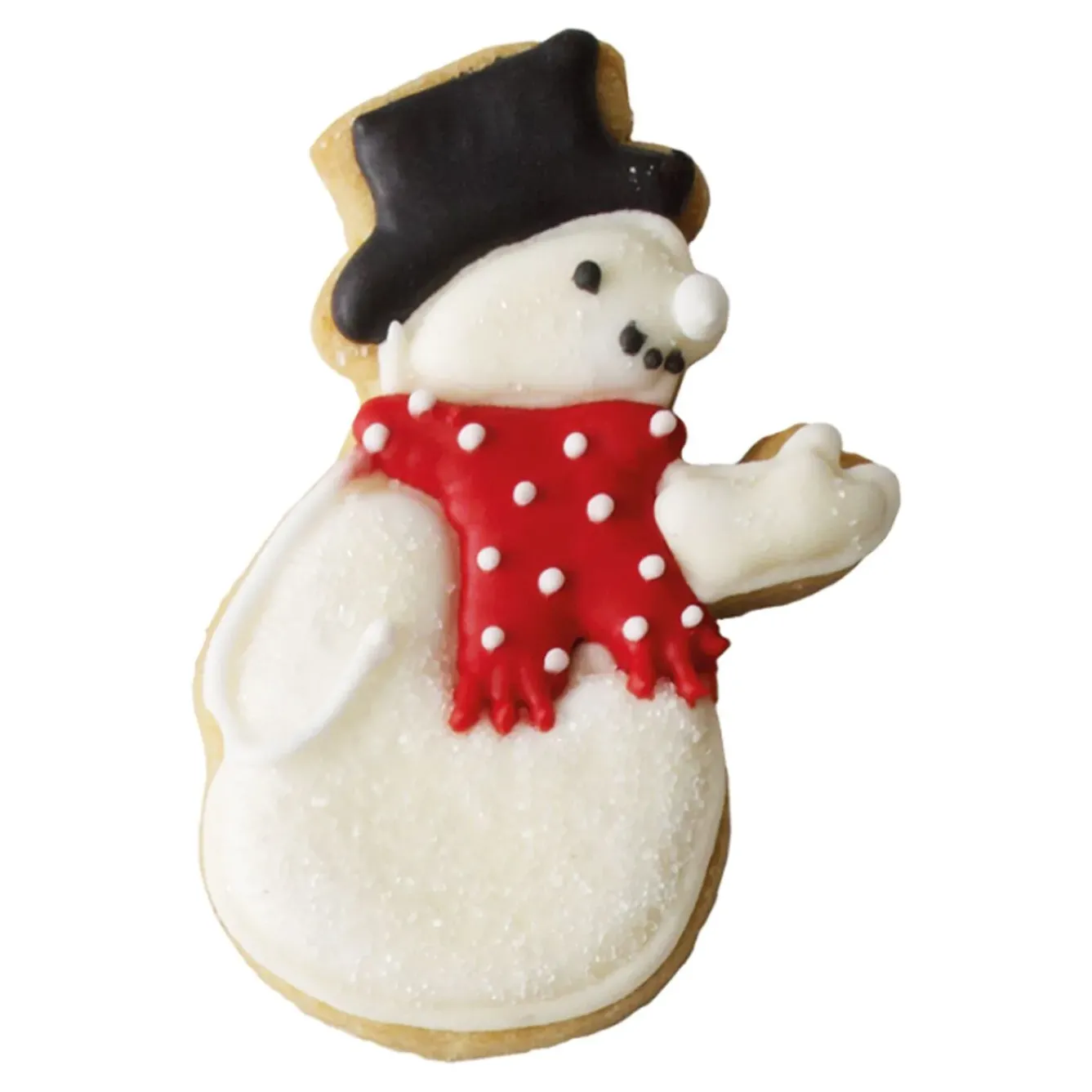Best Ausstechform Schneemann Mit Schal, 7.5 Cm Weihnachtsbäckerei