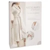 Best Bademantel Flausch, Creme, S/M Geschenkideen|Fashion