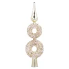 Discount Baumspitze Fancy, Donuts/gold, 30 Cm Weihnachtsbaumschmuck