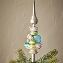 Online Baumspitze Fancy, Macarons/silber, 30 Cm Weihnachtsbaumschmuck