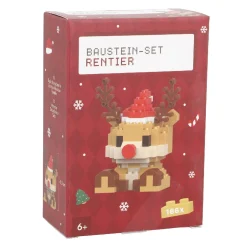 New Bausteine-Set 3D, Xmas/Rentier, Klein Geschenkideen|Spielzeug