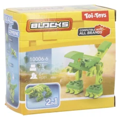 Outlet Bausteine-Set Dino 2in1, 2 Bein Geschenkideen|Spielzeug